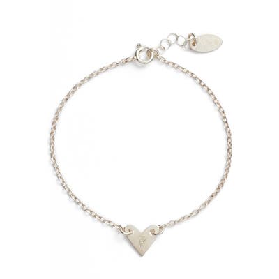 Nashelle Initial Heart Bracelet