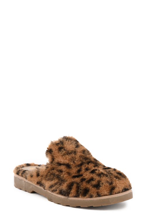 BC Footwear Prime Time Slipper in Leopard V-Fur