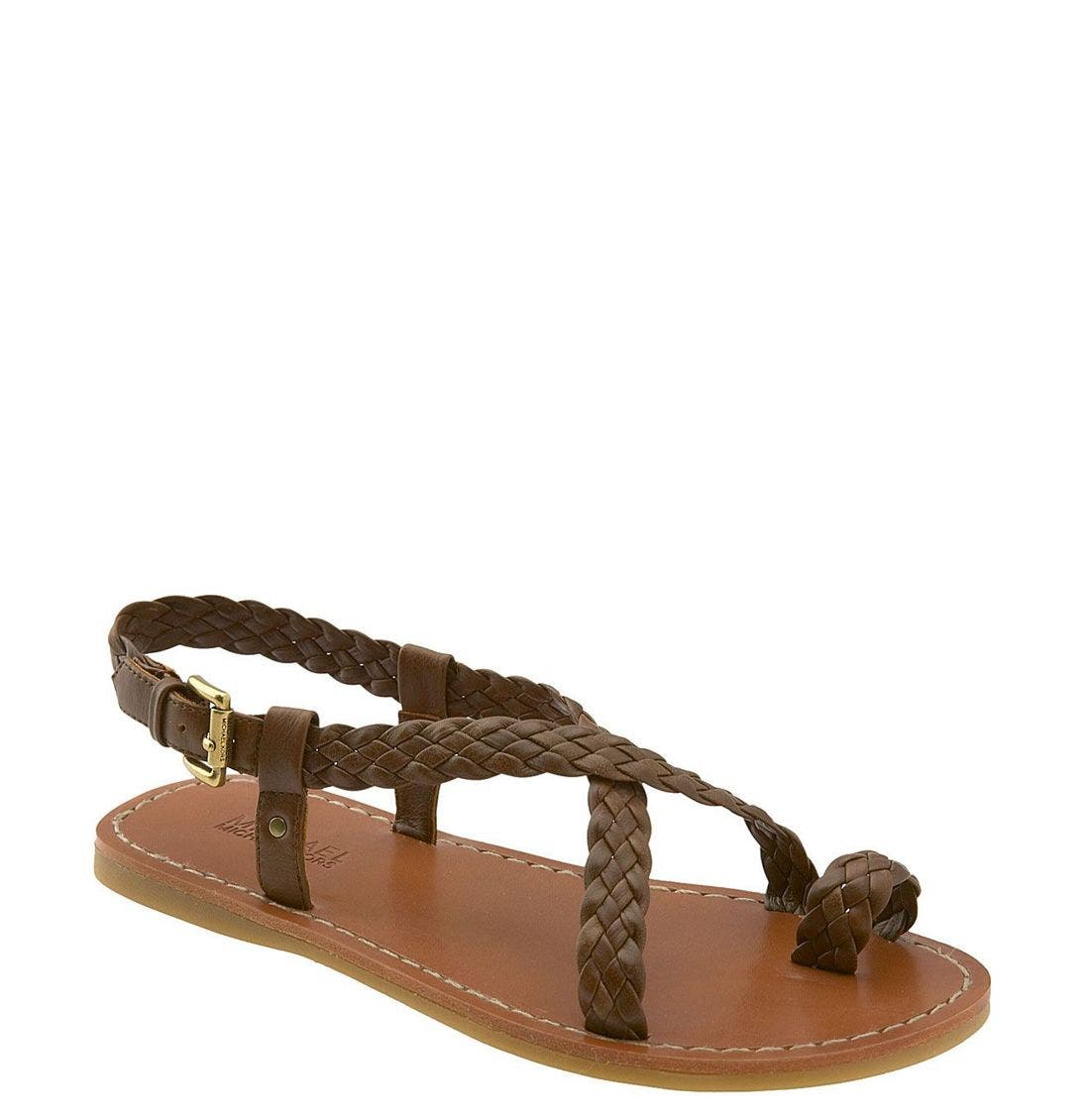 michael kors toe ring sandals