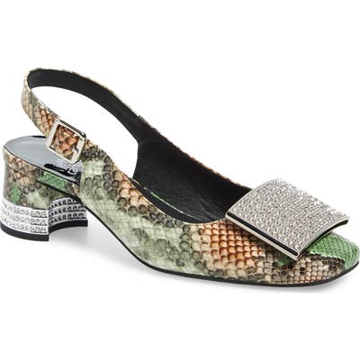 Jeffrey Campbell Billion Jewel Slingback Pump