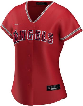 Nike Women's Nike Mike Trout Red Los Angeles Angels Alternate Replica  Player Jersey