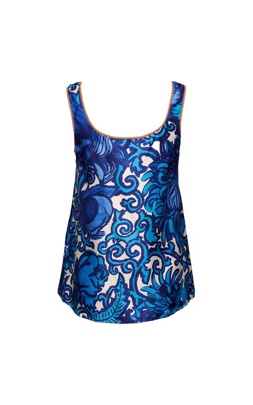 Shop La Doublej Twirl Top Anemone Blue