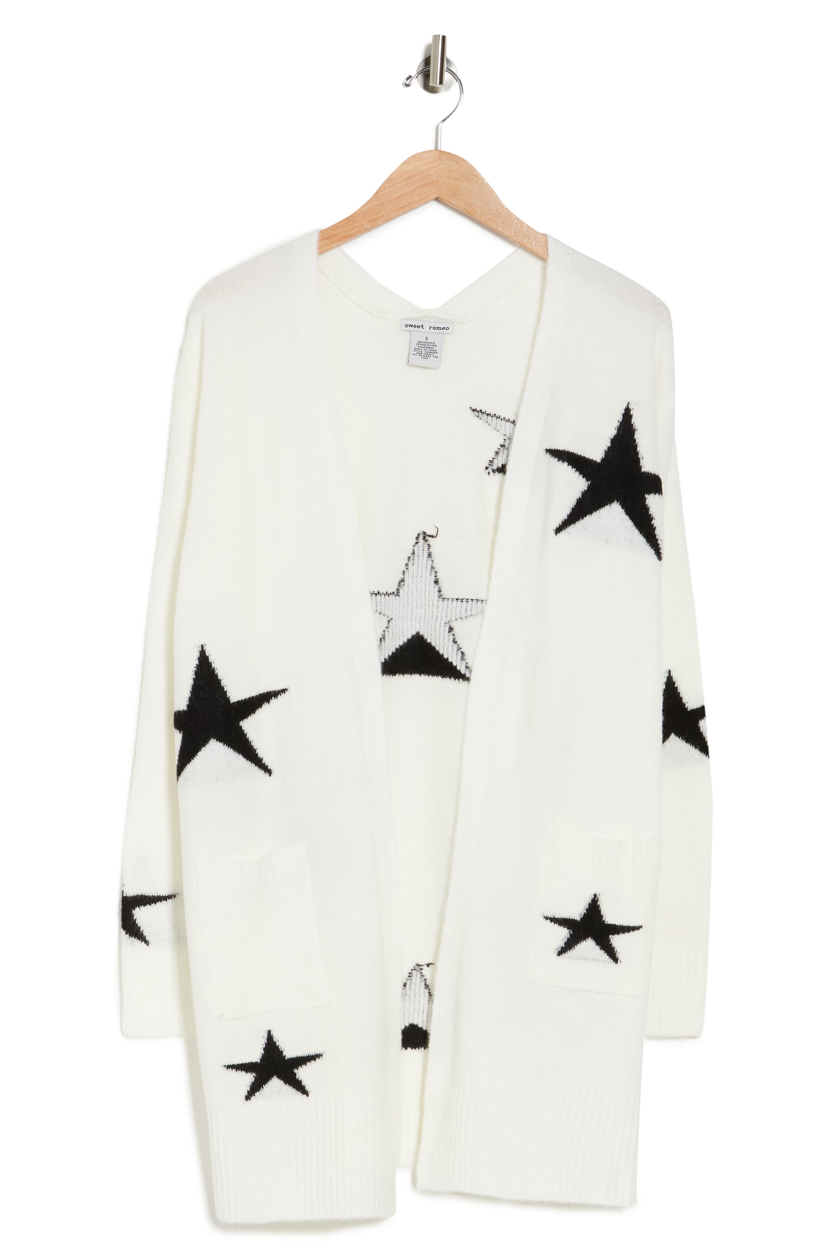 Sweet Romeo Intarsia Star Print 