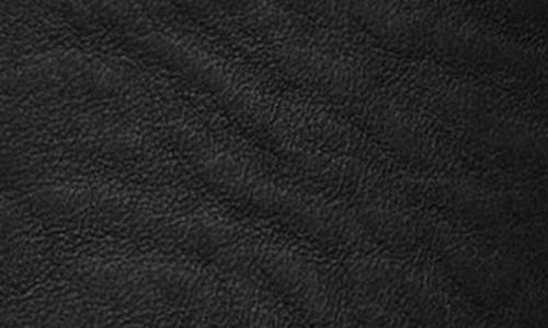 Carhartt Work In Progress Script Leather Belt In Black/black