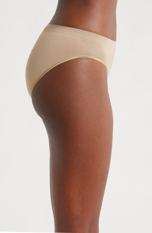 Shop Hanro Touch Feeling High Cut Briefs In Deep Taupe