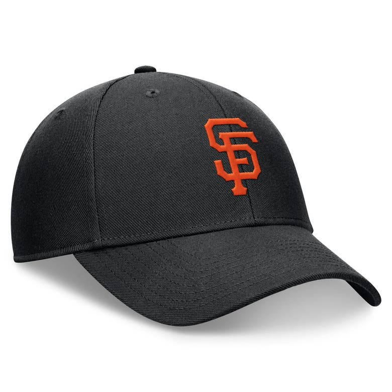 Shop Nike Black San Francisco Giants Evergreen Club Performance Adjustable Hat