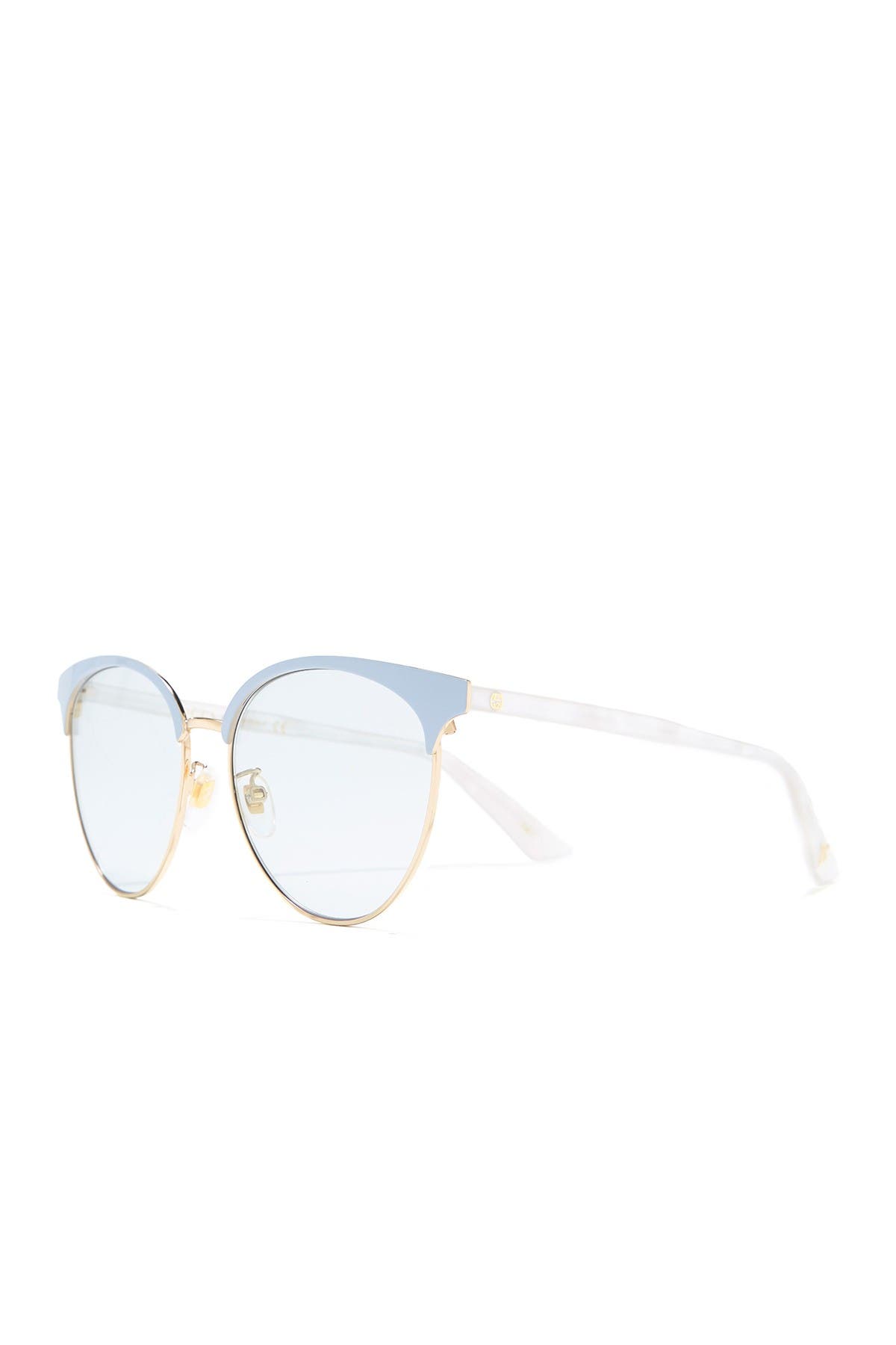 gucci 56mm clubmaster sunglasses