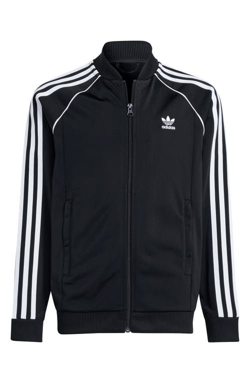 adidas Kids' SST Recycled Polyester Track Jacket Black at
