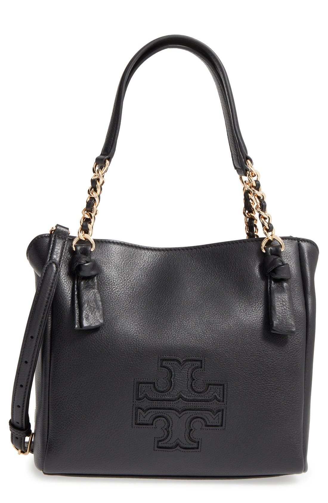 tory burch leather satchel