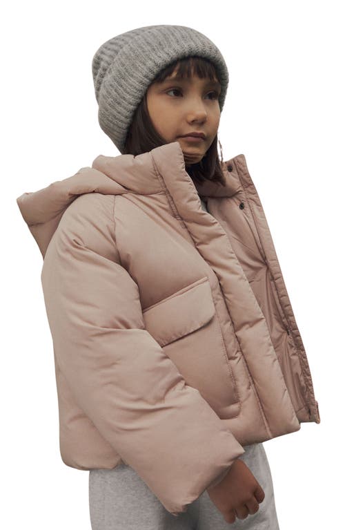 NEXT NEXT KIDS' UTILITY QUILTED CROP PUFFER JACKET 