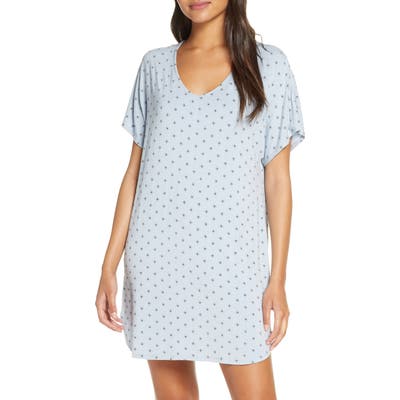 Nordstrom Moonlight Dolman Nightshirt, Blue