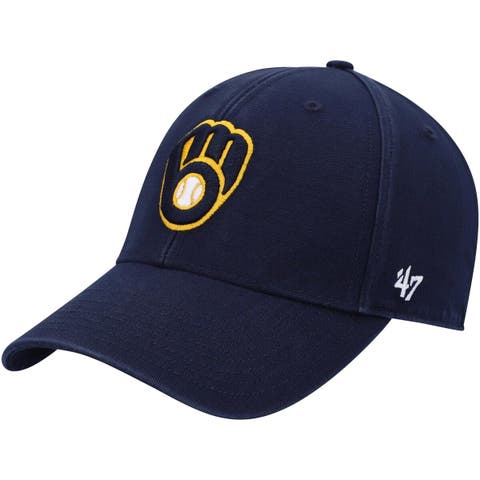 Milwaukee Brewers '47 Dark Tropic Bucket Hat - Black