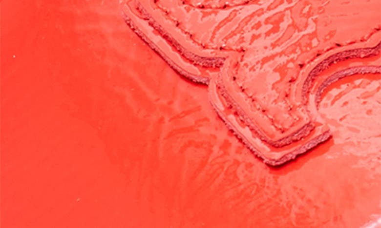 Shop Tory Burch Double-t Leather Sport Slide Sandal In Poppy Red