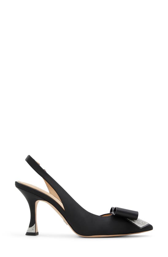 Shop Ted Baker Ari Bow Slingback Sandal In Black