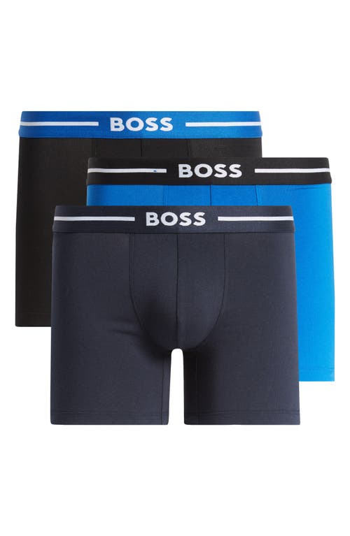 BOSS 3-Pack Power Stretch Cotton Boxer Briefs Open Miscellaneous at Nordstrom,
