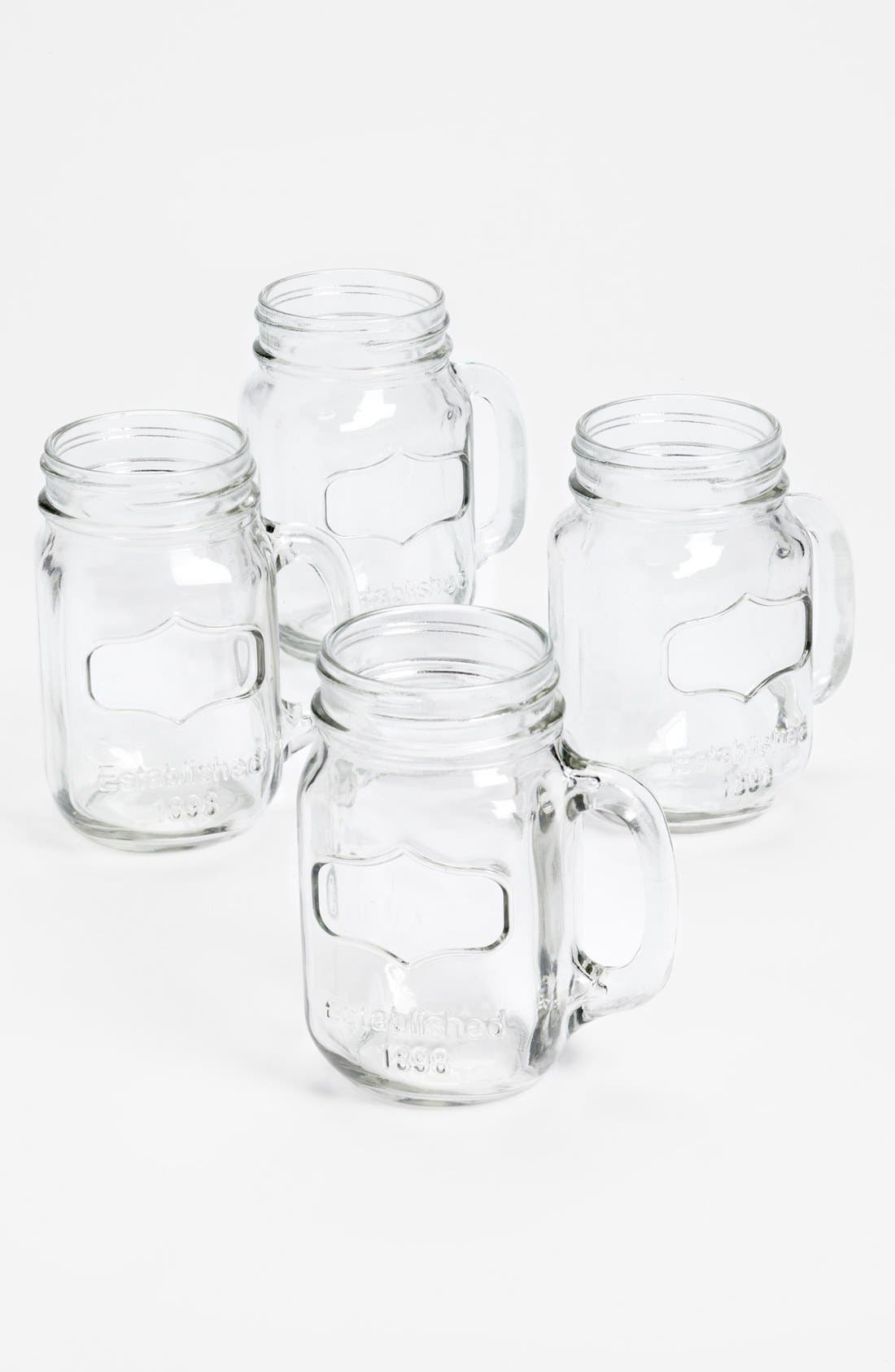 Glass Mason Jar Mugs (Set of 4) Nordstrom