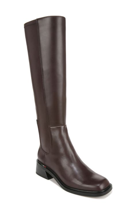 womens brown knee high boots for sale