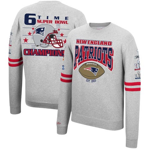 Men's Mitchell & Ness Tedy Bruschi Royal/Red New England Patriots