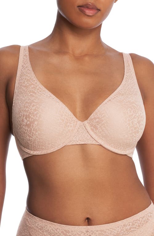 Shop Natori Pretty Smooth Underwire Contour Bra In Light Mocha