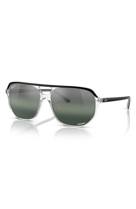 Ray Ban Bill One 60mm Square Sunglasses In Clear