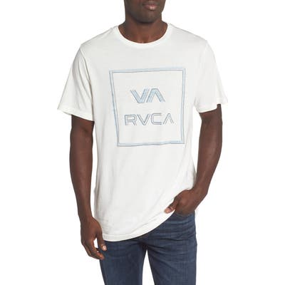 Rvca Unregistered Logo Graphic T-Shirt, White