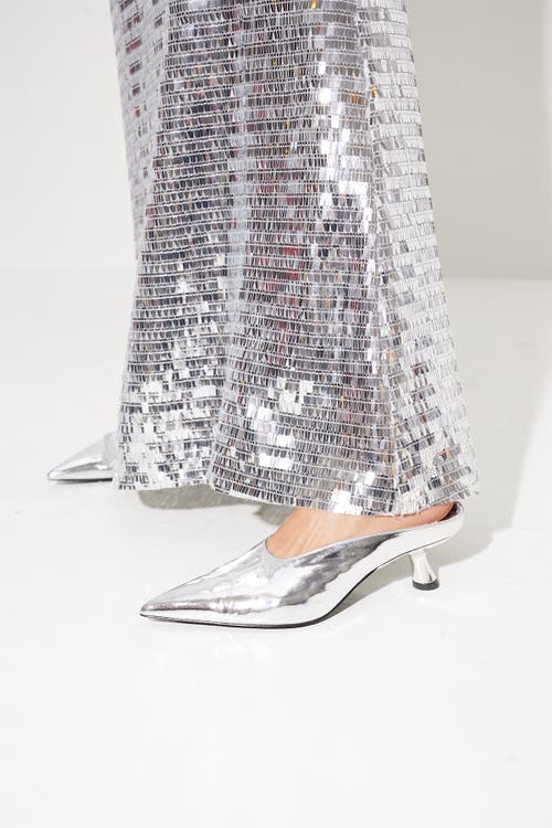 Shop Simonmiller Sequin Robo Pant In Satellite Silver