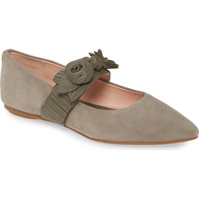 Taryn Rose Feliciana Skimmer Flat- Grey