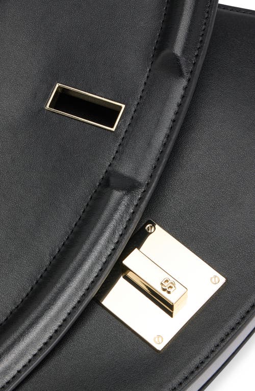 Hugo Boss Hugo Ariell Leather Shoulder Bag In Black