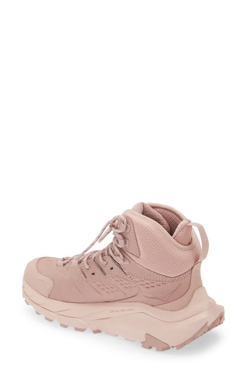 Hoka Kaha 2 Gtx Waterproof Hiking Boot In Pale Mauve/peach Whip