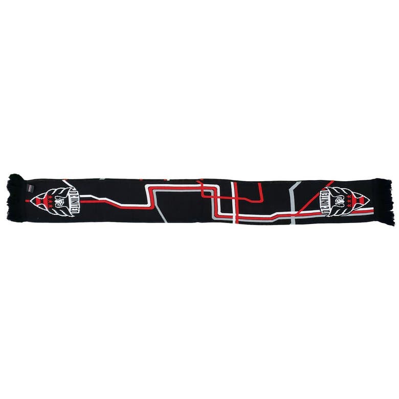 Ruffneck Scarves Black D.c. United Metro Woven Scarf