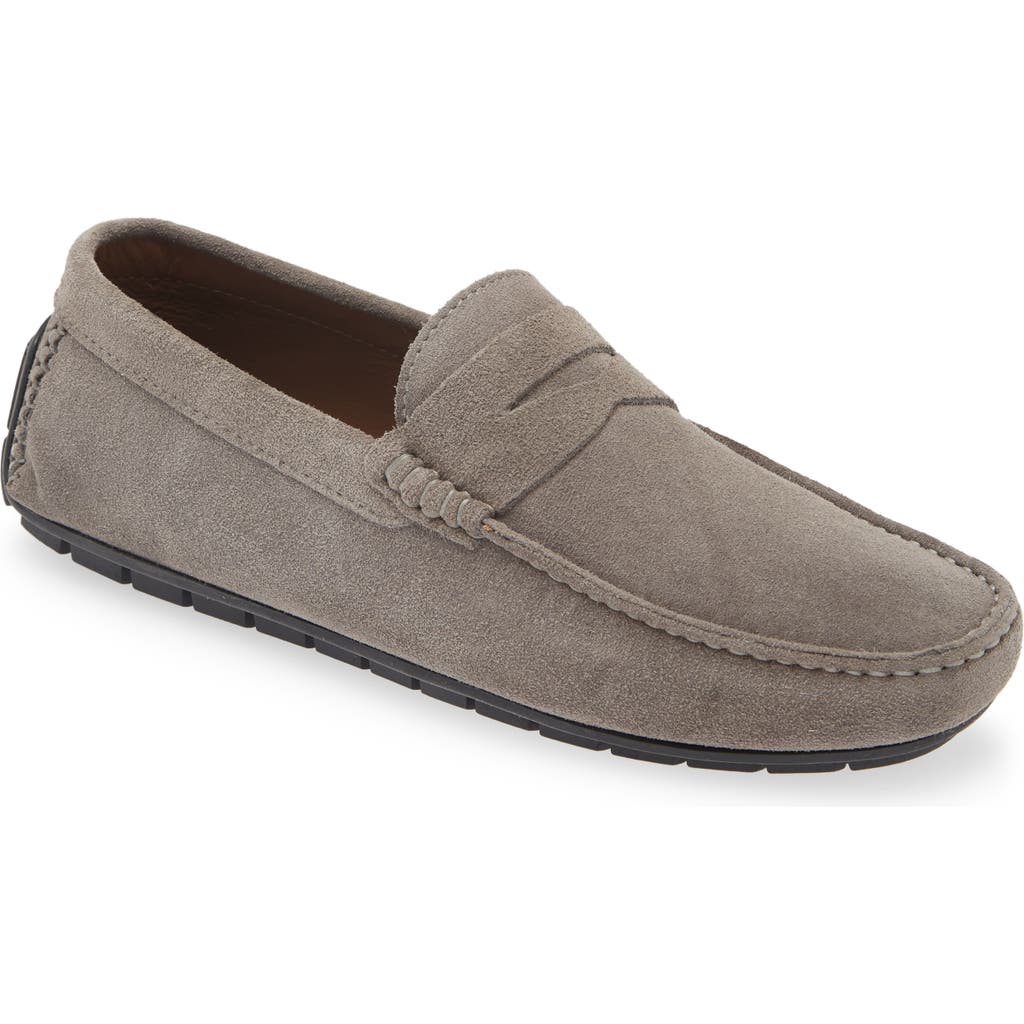 To Boot New York Milford Penny Loafer In Suede Piombo