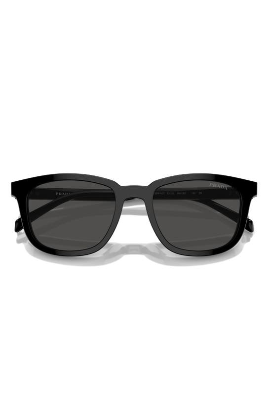Shop Prada 53mm Pillow Sunglasses In Black/ Grey