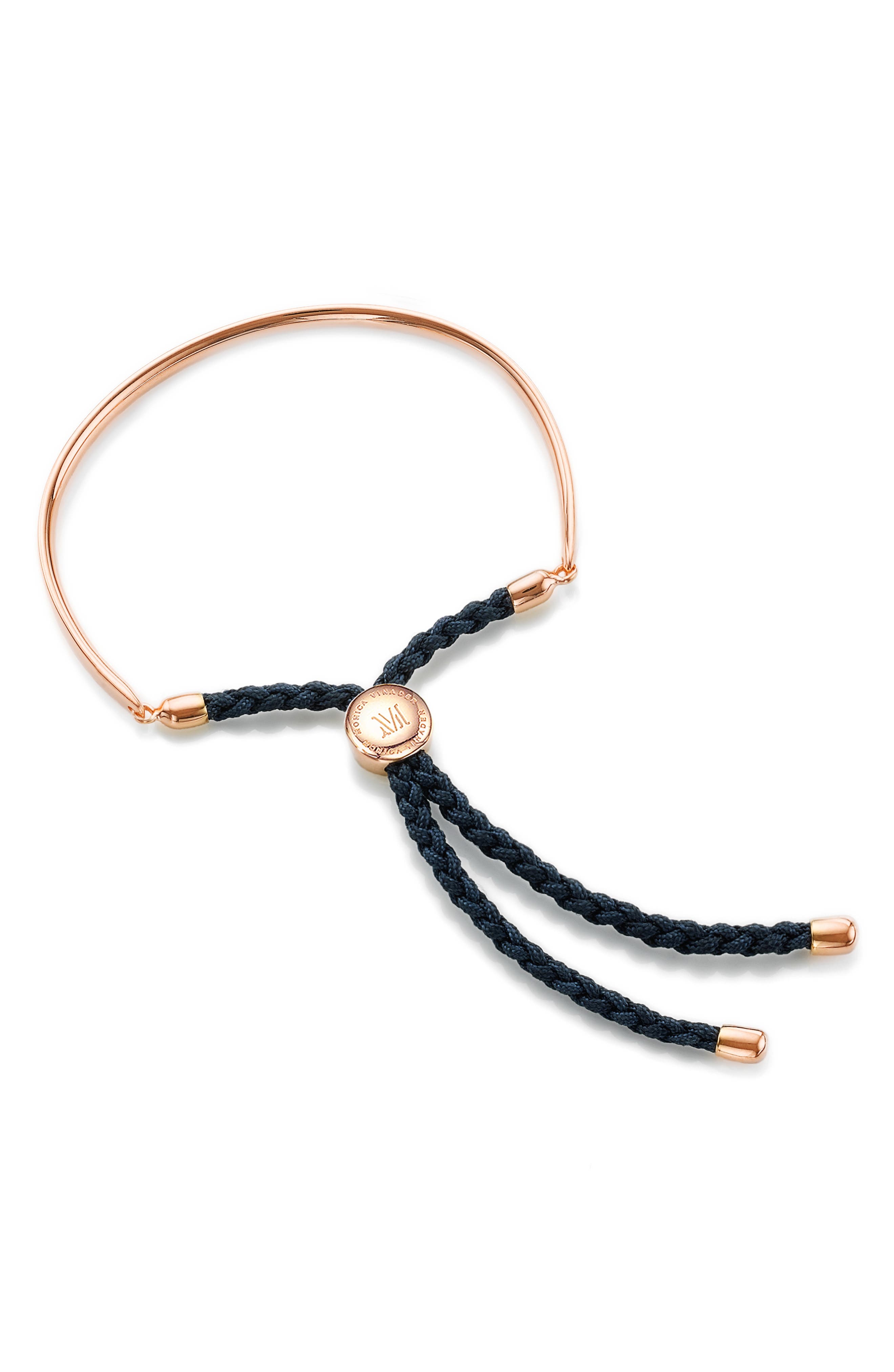 rose gold friendship bracelet