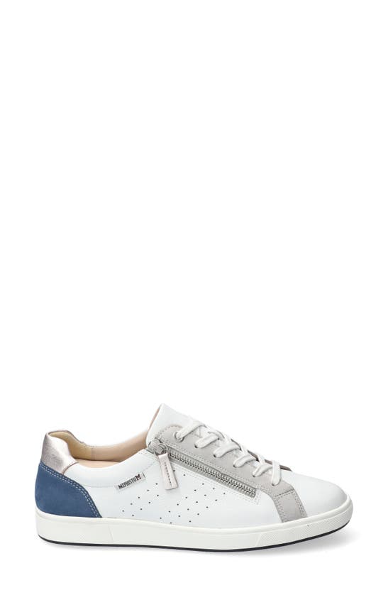 Shop Mephisto Nikita Sneaker In White/ White