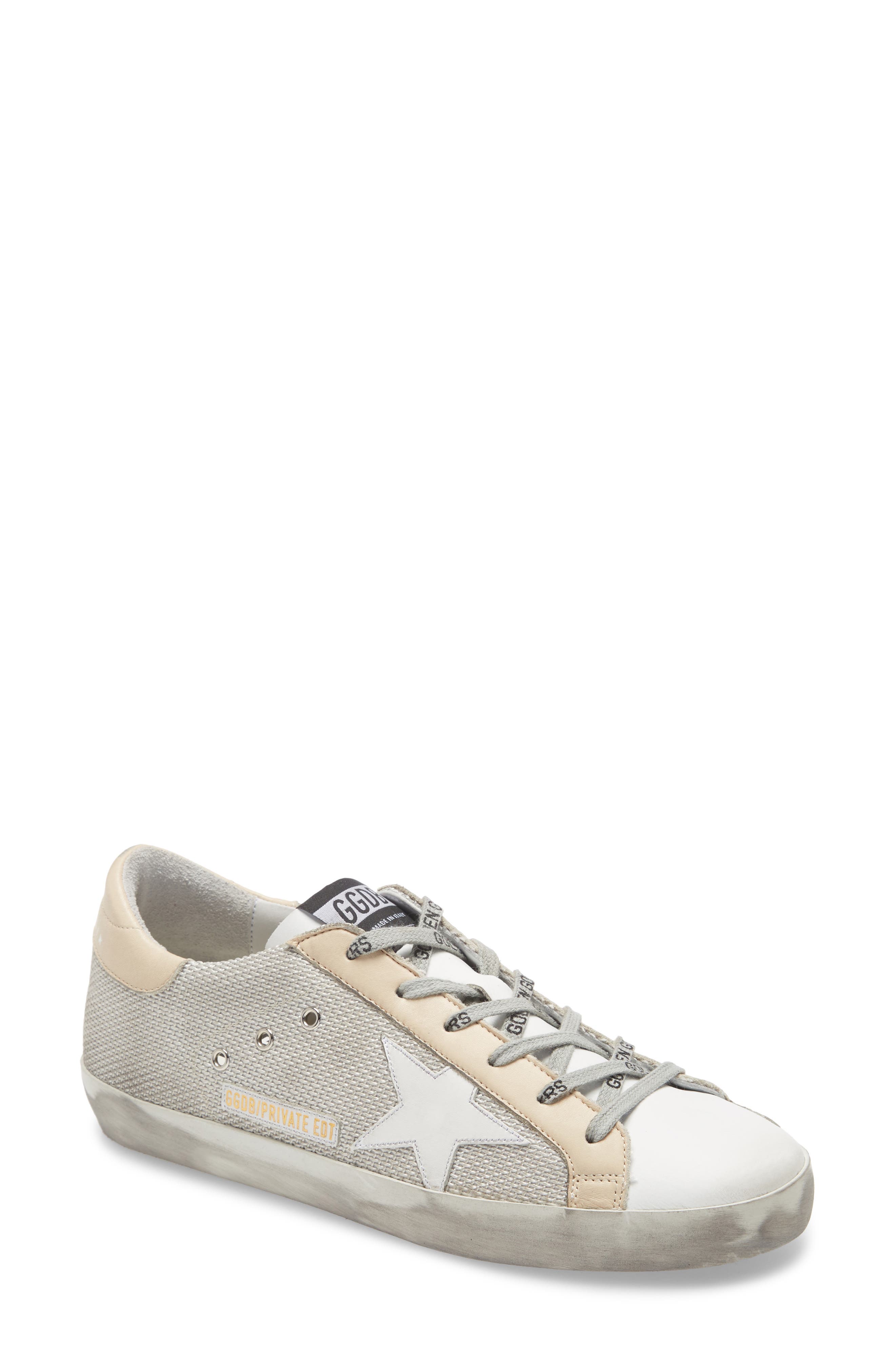 golden goose mesh sneakers