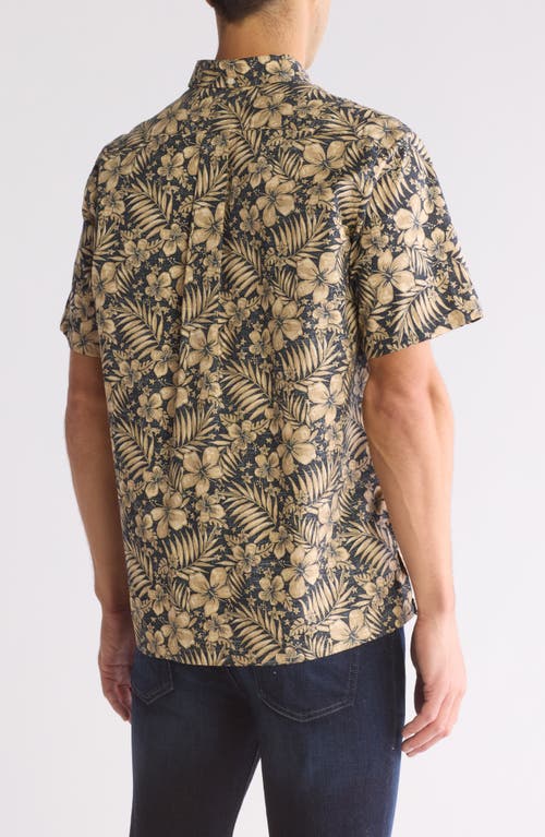 Reyn Spooner Hau Hele Tailored Fit Short Sleeve Shirt In Black