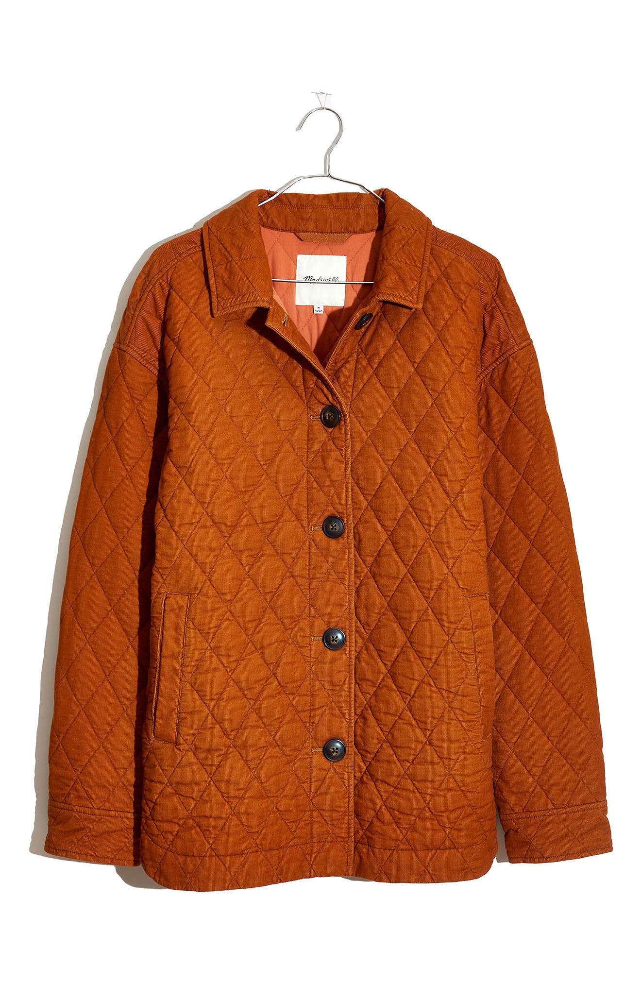 walton quilted corduroy shirt jacket