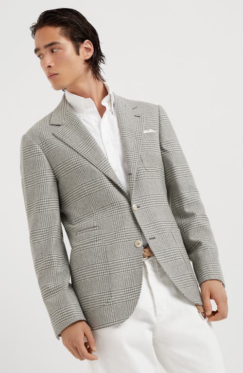 Shop Brunello Cucinelli Blazer With Patch Pockets In Military