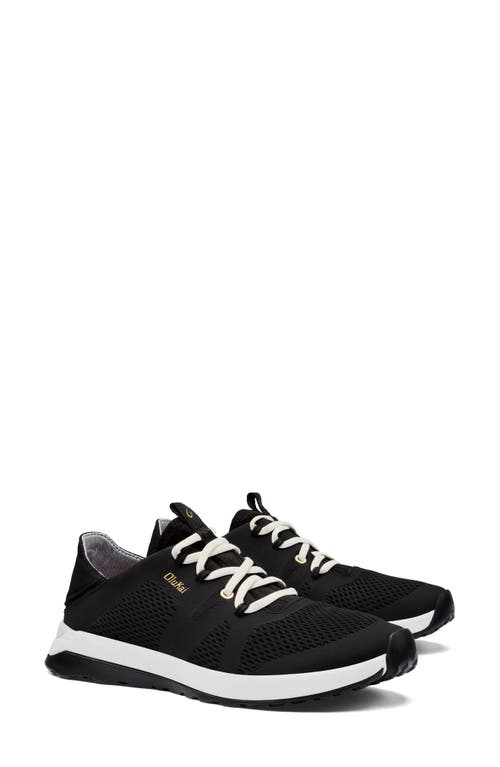 Olukai Huia Sneaker In Black/black