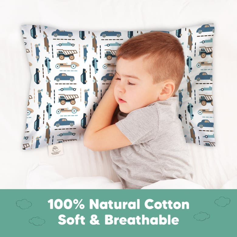 Keababies Printed Toddler Pillowcase 13x18" In Vroom