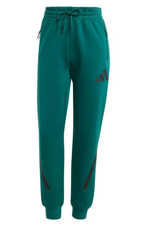 Shop Adidas Originals Adidas Z.n.e. Primeknit Training Joggers In Collegiate Green