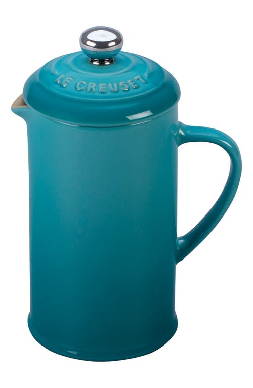 Le Creuset Stoneware French Press in Caribbean at Nordstrom