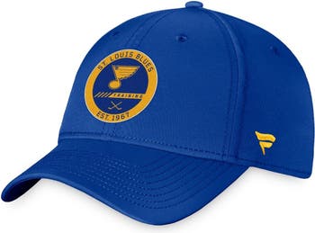 St. Louis Blues Fanatics Branded Heritage Vintage Flex Hat - Blue/Gold