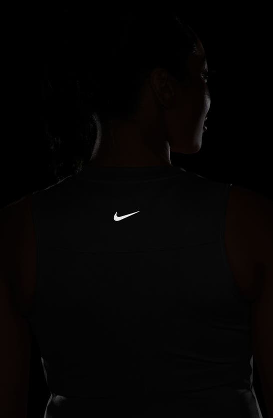 Nike Dri-fit Sleeveless Knit Maternity Dress In Black