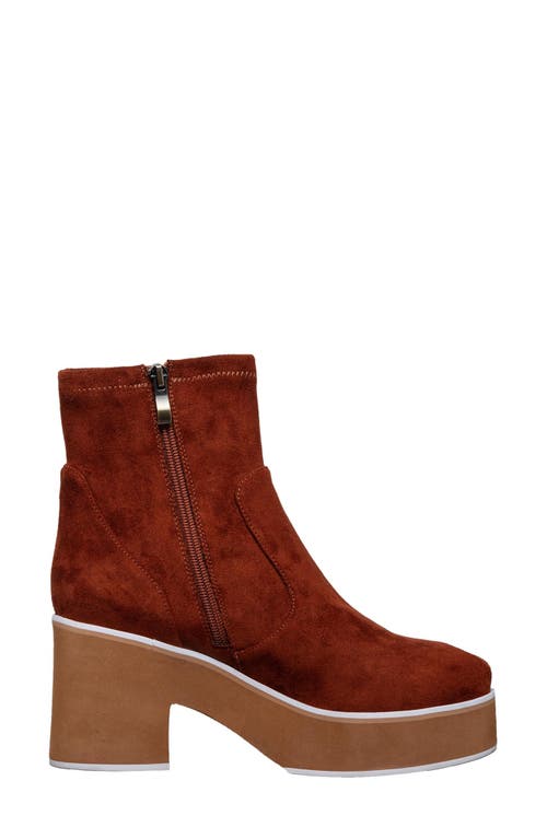 Antelope Idella Platform Boot In Tobacco