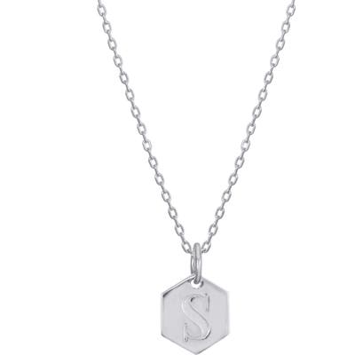 Stella + Ruby Monogram Initial Pendant Necklace