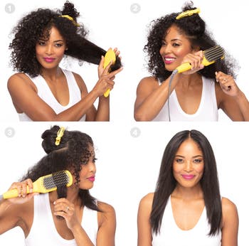 Drybar brush crush heated hotsell straightening brush