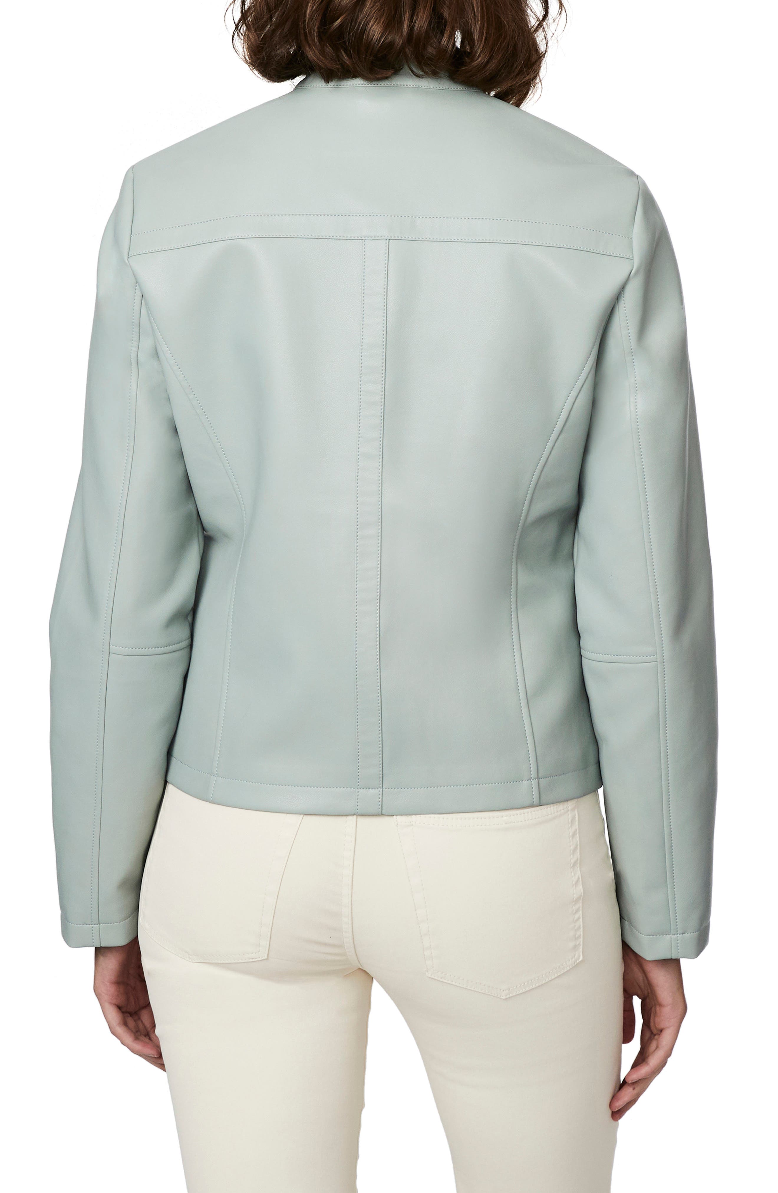bernardo leather jacket nordstrom