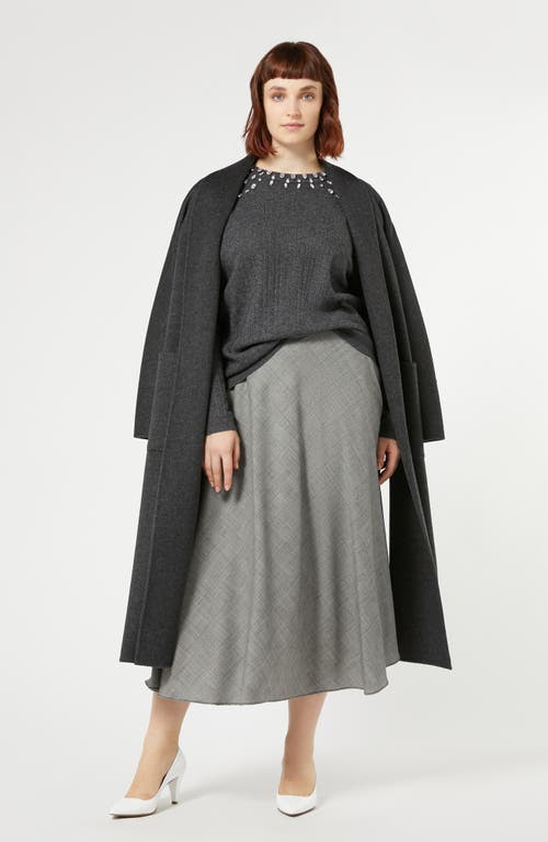MARINA RINALDI MARINA RINALDI BONDENO TIE BELT DOUBLE FACE VIRGIN WOOL COAT 
