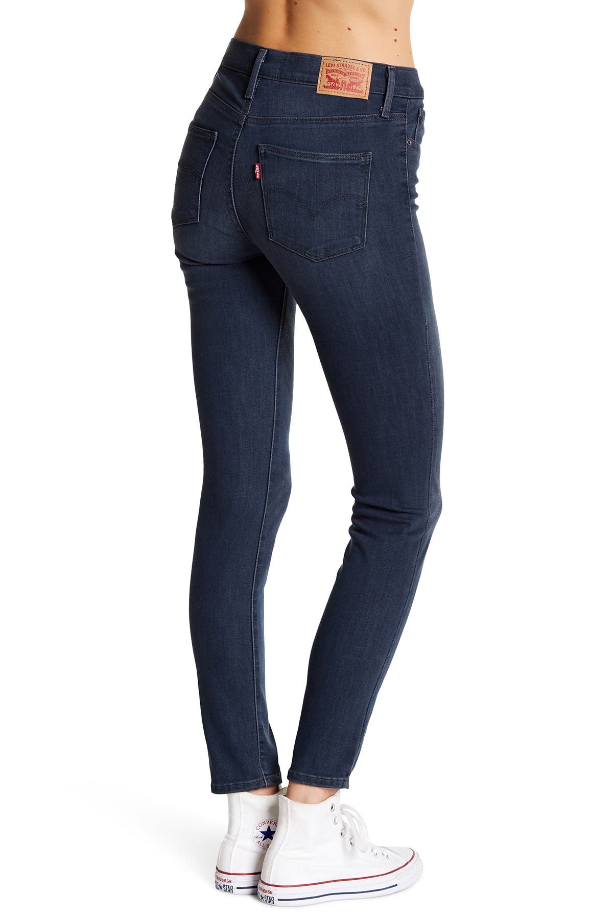 levi's slimming skinny jeans high waisted